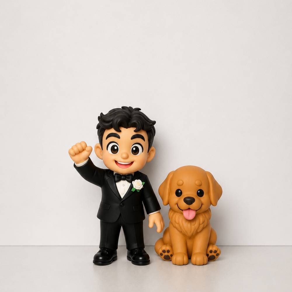 Custom Game Day Figurine from Photo | Personalized Sports Fan Gift | BONCHICLY®