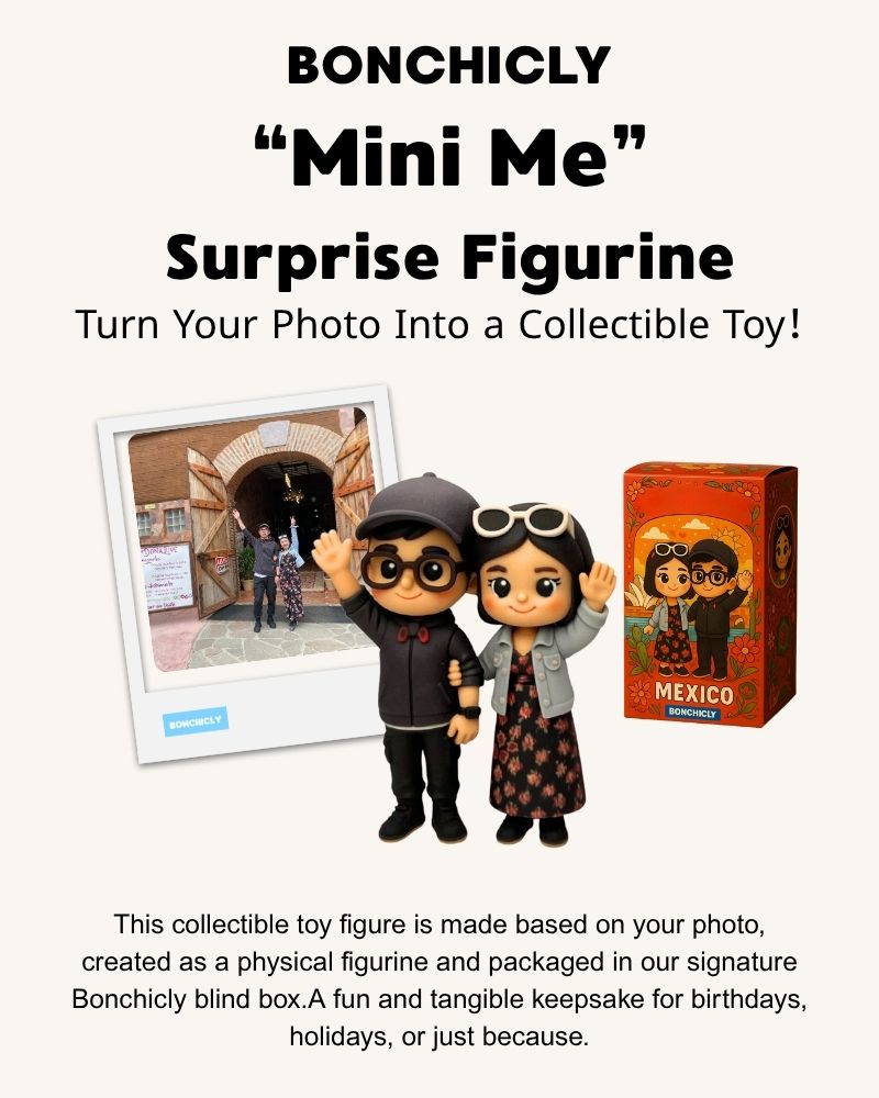BONCHICLY Custom Couple Figurine – “Mini Us” Collectible Gift