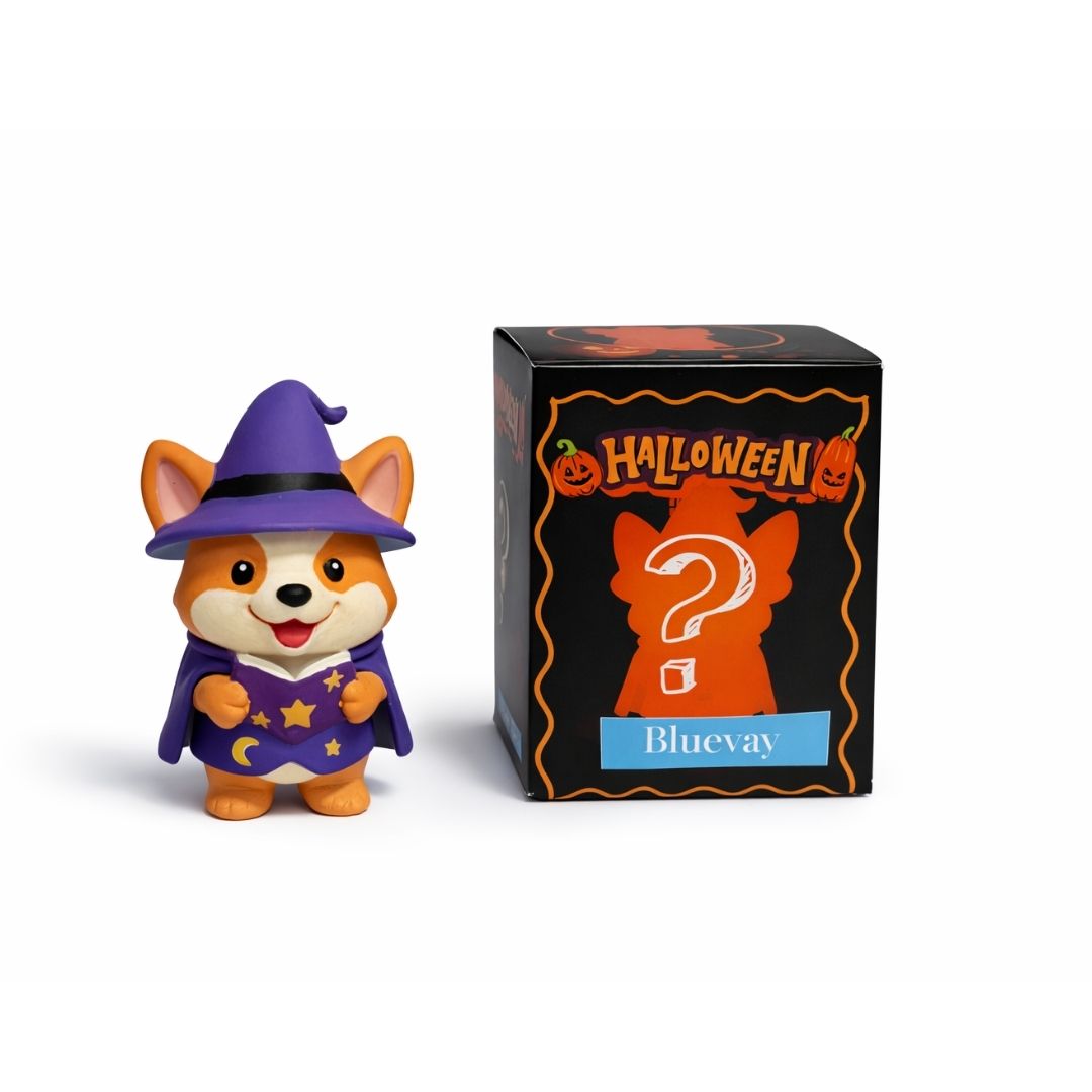 BLUEVAY Halloween Toy Model – Collectible Vinyl Figure with Blind Box Packaging