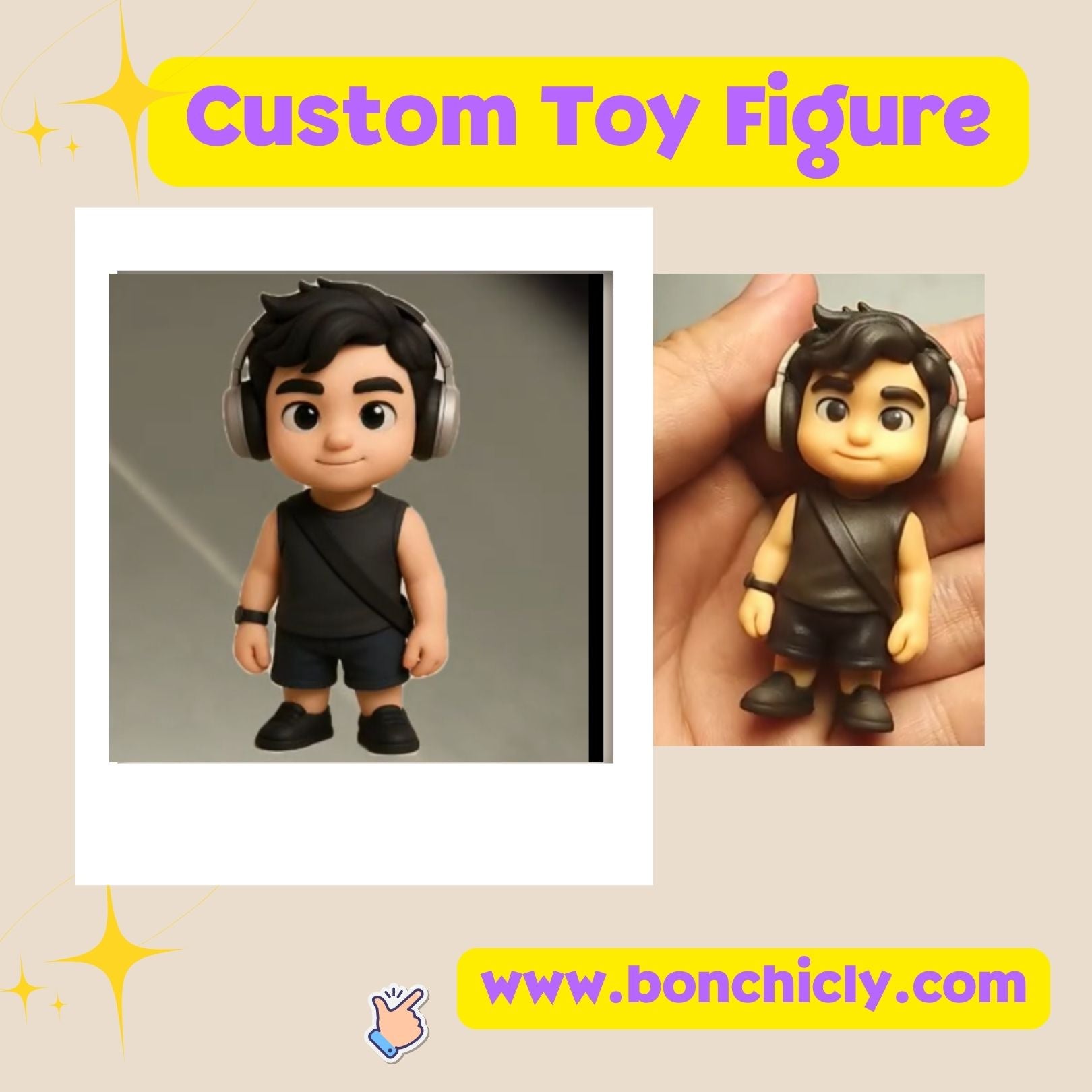3D Full-Color Printed Action Figures with One-on-One Designer &amp; Gift Wrapping