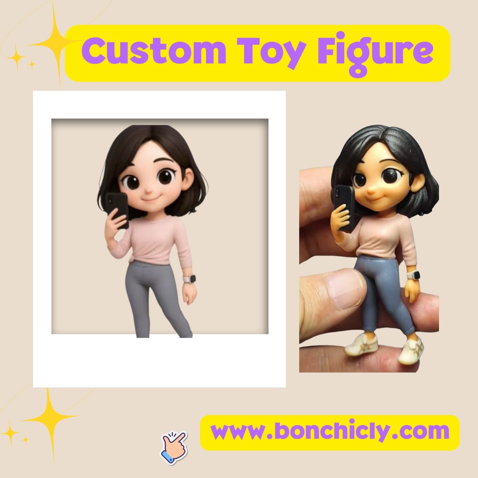 3D Full-Color Printed Action Figures with One-on-One Designer &amp; Gift Wrapping