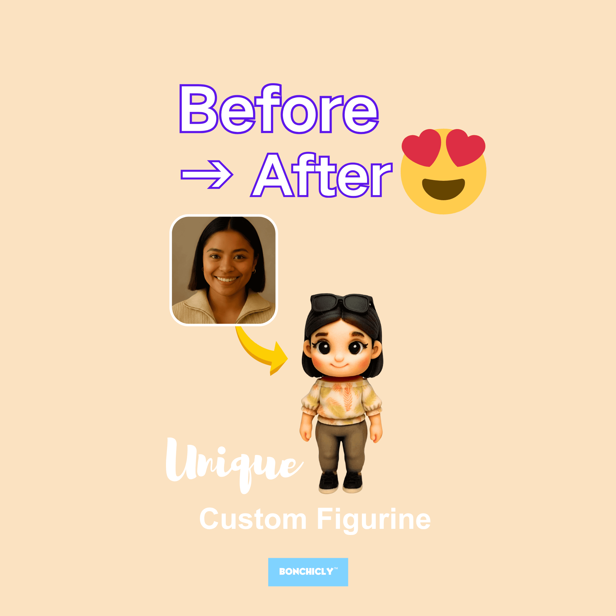 BONCHICLY Travel Edition Figurine – Travel Memory Box