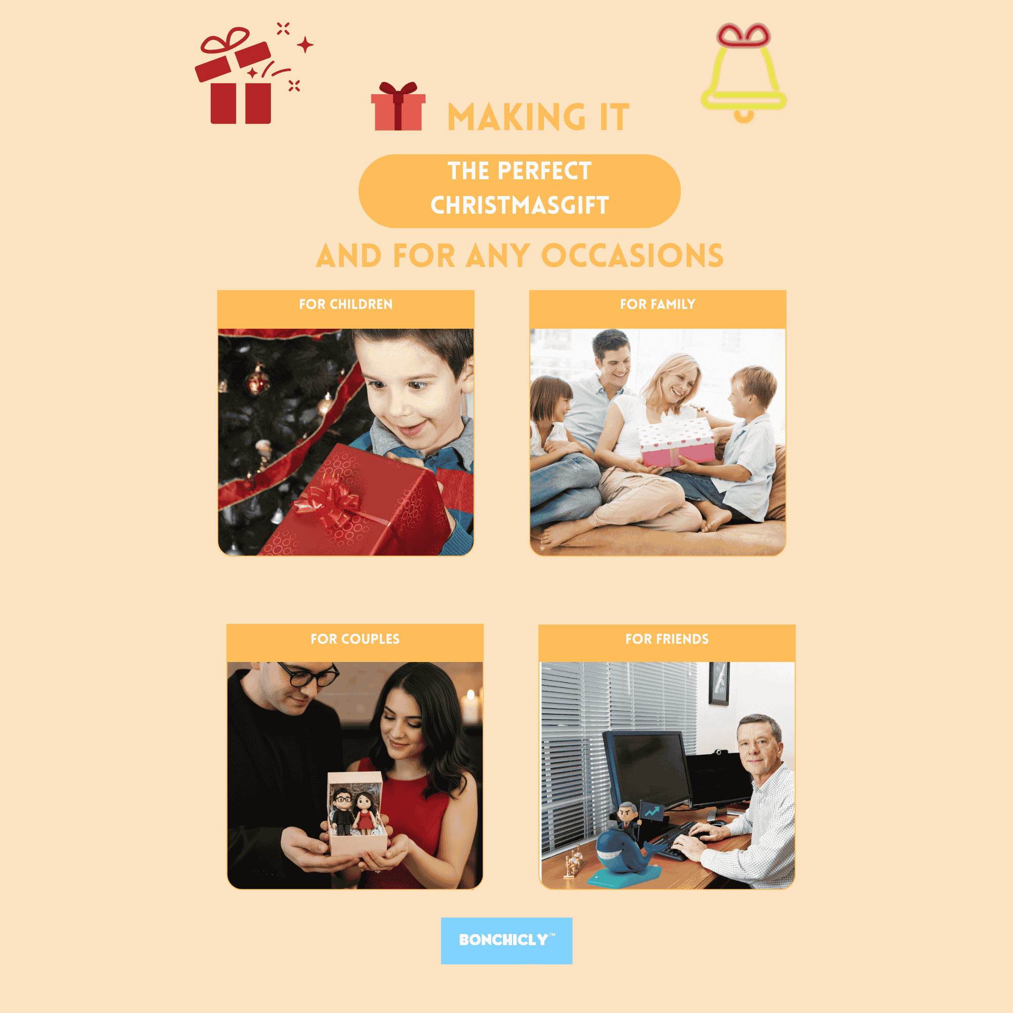 🏡 Family Custom Figurine – Turn Your Family Photo into a Toy!