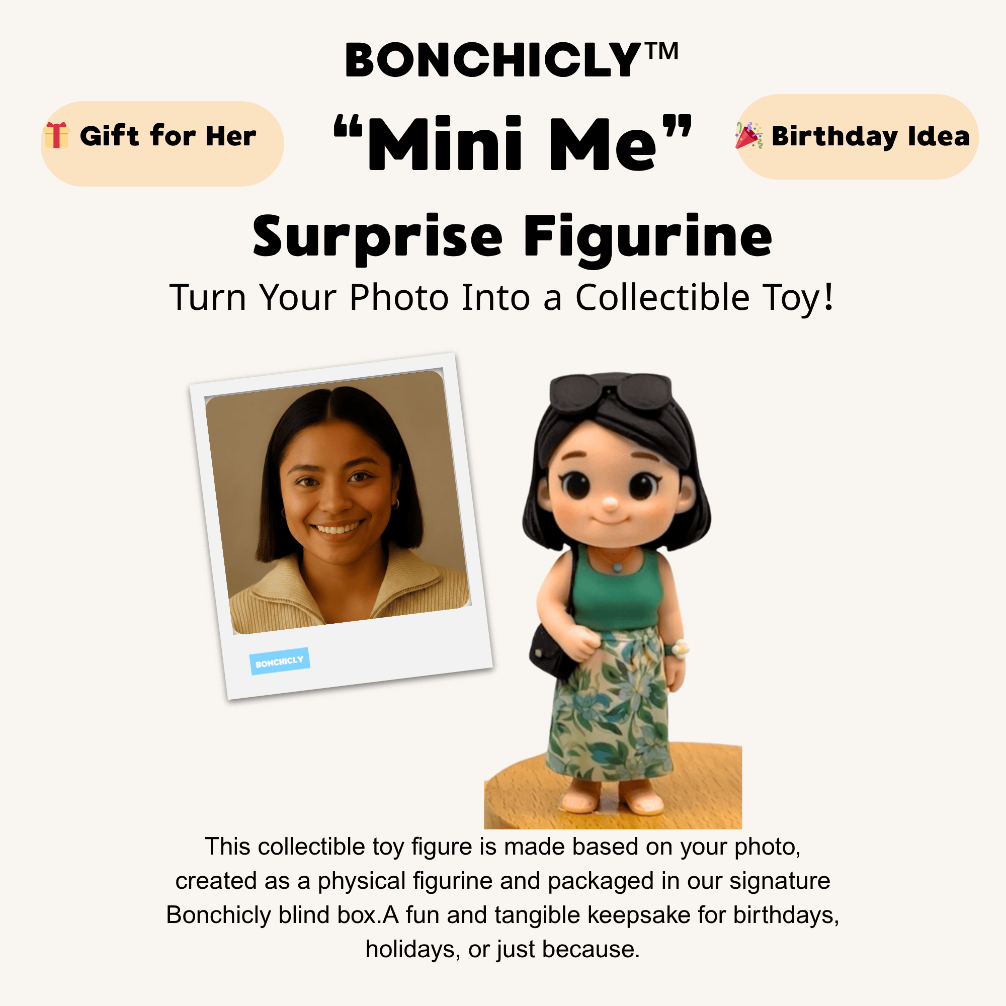 Personalized 3D Full-Color Printed Action Figures | Bonchicly™ $89+ Free Shipping