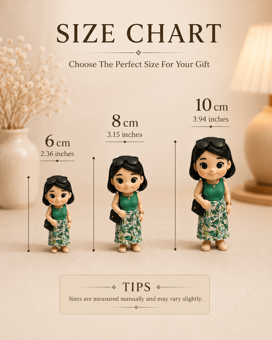 Custom Mini Me Gift for Women | Personalized Figurine from Photo | BONCHICLY®