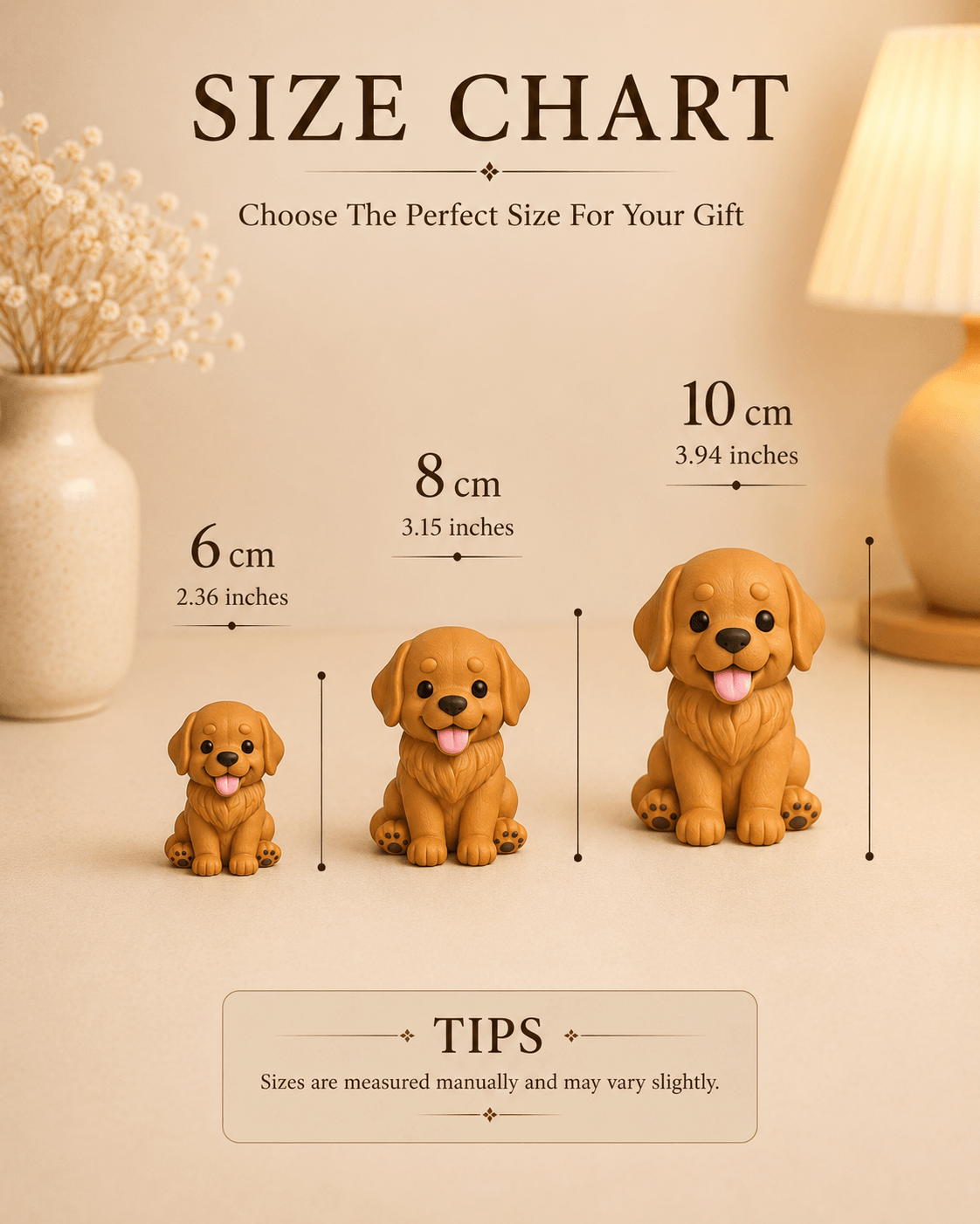 Custom Dog Figurine from Photo | Personalized Gift for Dog Lovers & Pet Parents